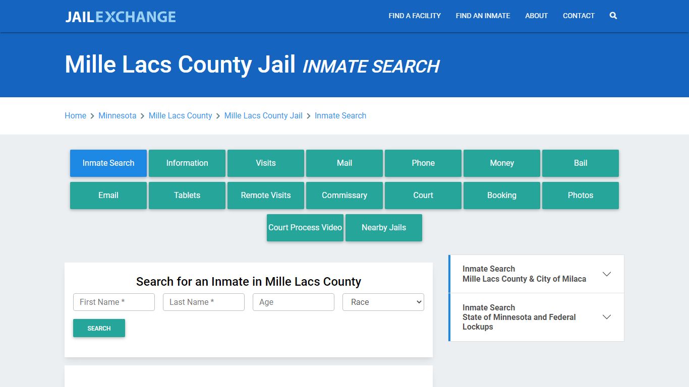 Mille Lacs County Jail, MN Inmate Search: Roster & Mugshots